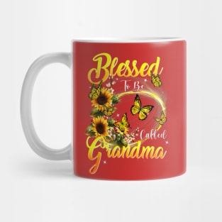 Blessed to be called Grandma Sunflower Lovers Mug